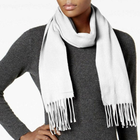 Cejon Solid Woven Scarf Ivory One Size NWT! $36 - Picture 1 of 2